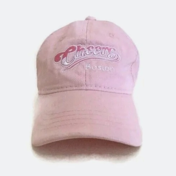Cheers Women's Boston Bar Baseball Hat Pink - Picture 1 of 4